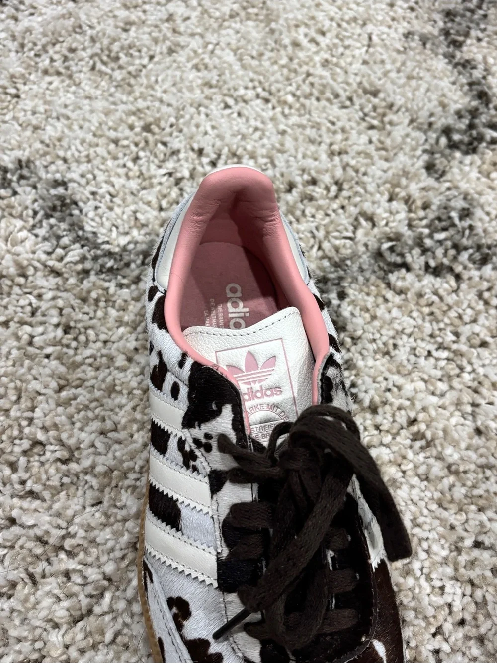 adidas sneakers cow